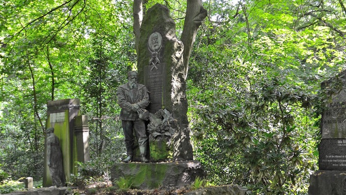 Der Bergmann auf dem Ostfriedhof (Foto: Katrin Pinetzki / Stadt Dortmund)