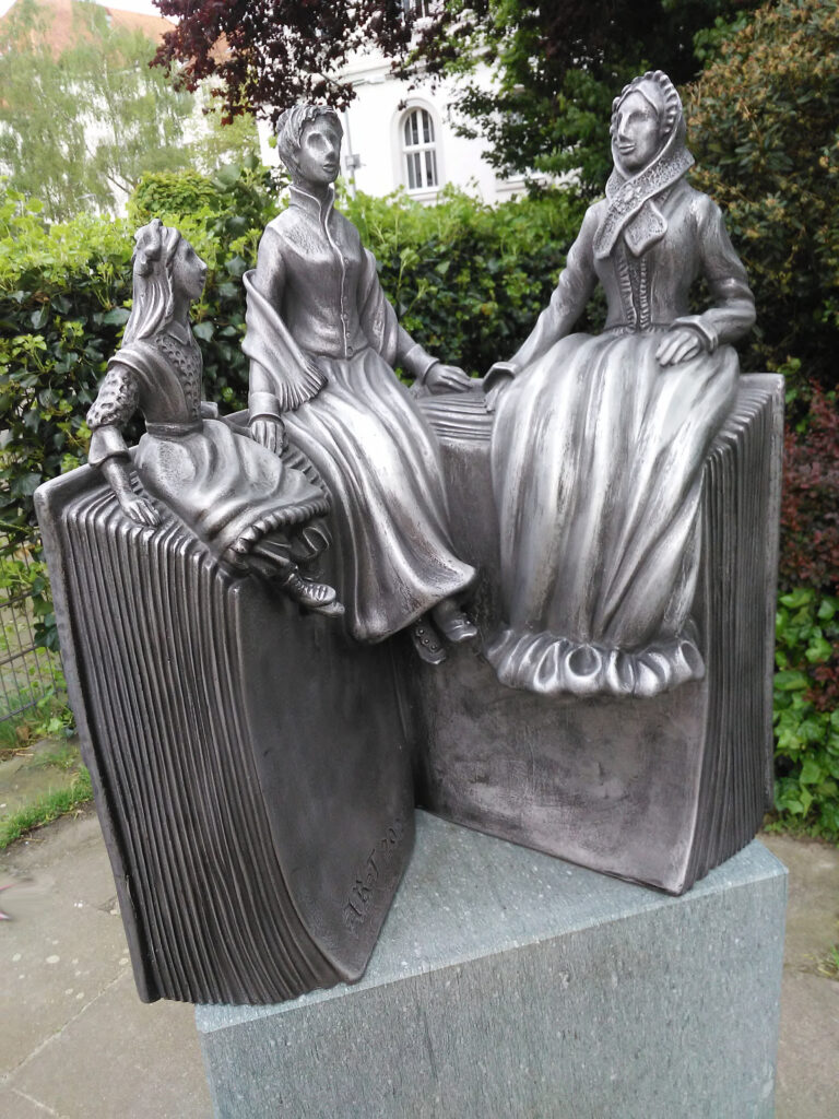 Das Denkmal für Henriette Davidis im Kaiserviertel (Foto: Rüdiger Beck)