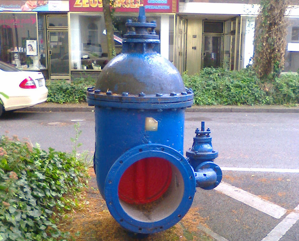 Der Wasserschieber in der Kaiserstraße